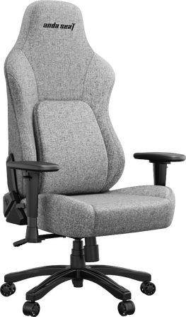 Крісло геймерське ігрове Anda Seat Phantom 4 L до 90 кг Gray Fabric (AD18YSD-72-G-F-G01)