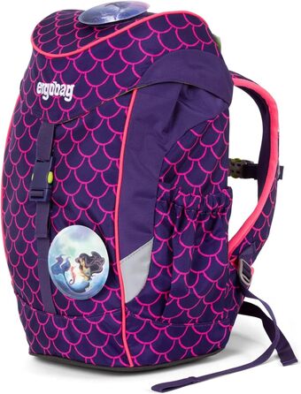 Дитячий рюкзак ergobag mini, ергономічний, 10 л, для А4, ліловий Perlentauchbär