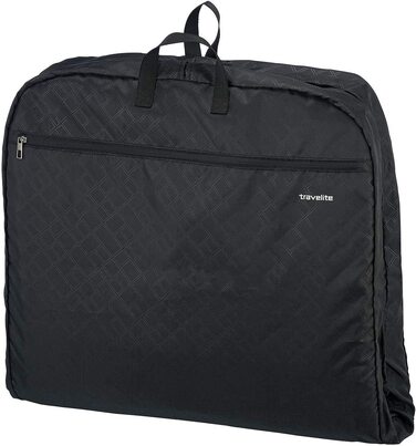 Travelite велика чохол для одягу, для костюмів та сорочок, 127 см, 39 л, чорний, серія MOBILE — дорожній чохол для перевезення одягу без складок