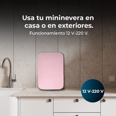Міні-холодильник Cecotec Bolero MiniColing 6 л, 12–220 В, для авто та дому, з функцією нагріву і охолодження, регулювання температури 5–65°C