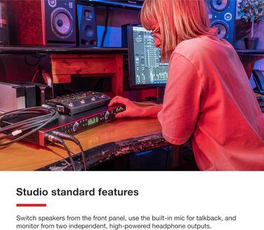 Focusrite Scarlett 4i4 3rd Gen USB Аудіоінтерфейс для гітаристів, вокалістів та продюсерів + ПО