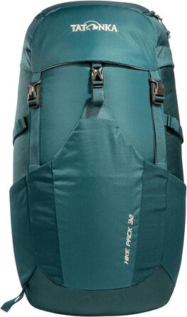 Рюкзак для туризму Tatonka Hike Pack 32 л із вентиляцією спини та дощовиком, легкий і зручний, бірюзово-зелений