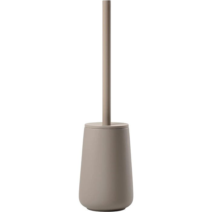 Щітка для унітазу Zone Denmark Nova One, кераміка, з тримачем, Soft-Touch, 37 см, тауп