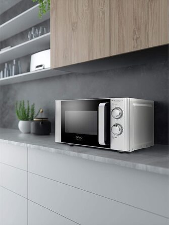 Мікрохвильова піч з грилем CASO MG 20 Ecostyle Ceramic, 20 л, керамічне дно, двоярусне приготування, сучасний дизайн