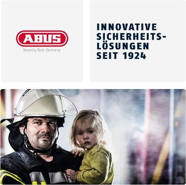 Детектор природного газу та метану ABUS GWM100ME, 85 дБ, мережевий AC220-240V, білий
