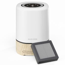 Очищувач повітря Maxi-Cosi Clean 3-в-1 для дітей з HEPA H13, комплект з 3 фільтрами, антиалергенний, видаляє 99,97% пилу та алергенів, білий