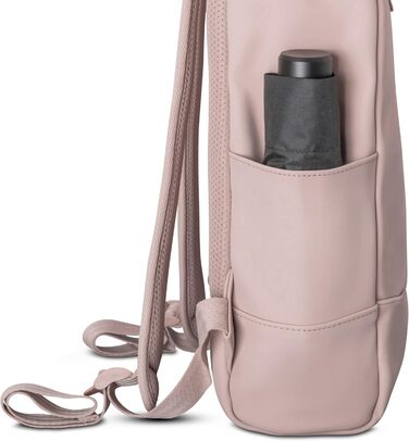 Міський рюкзак Johnny Urban Harvey Medium Rolltop, водостійкий, з відділенням для ноутбука 15L, рожевий, для жінок і чоловіків