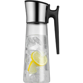 Скляна карафа WMF Basic з кришкою, 1,5 л - скляна посуда для води з нержавіючої сталі
