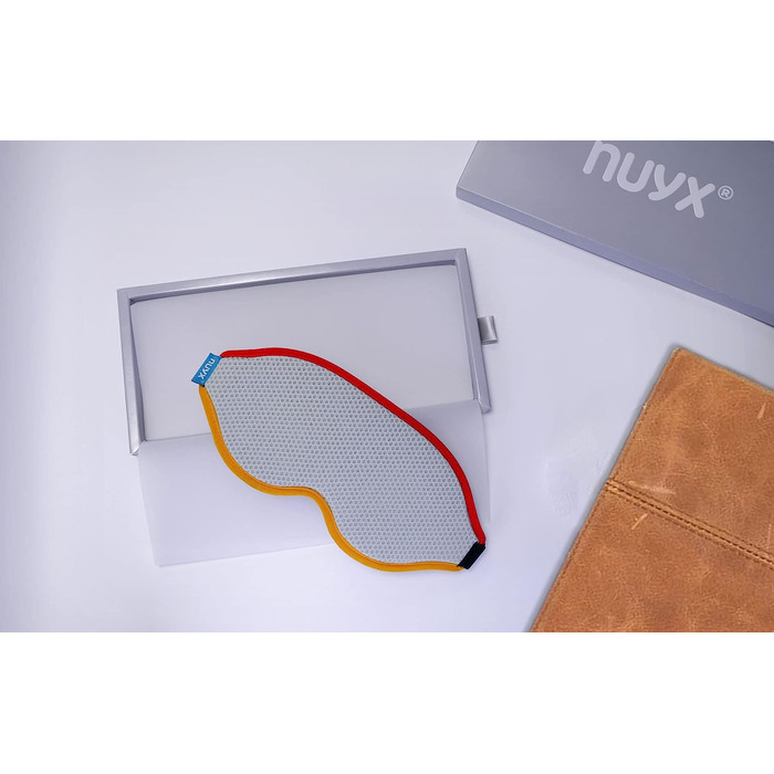 NUYX® 3D маска для сну, затемнююча, суперкомфортна, сіра