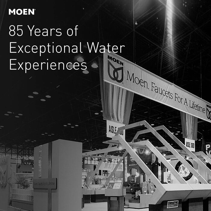 Душовий набір Moen 3558EPBL Eco-Performance: ручна лійка з 5 функціями, штанга 76,2 см та шланг 175,9 см, матовий чорний