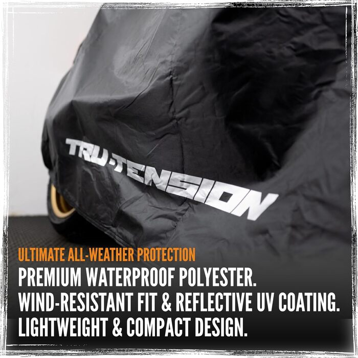 Водонепроникний чохол для мотоцикла TruTension Heavy Duty, чорний, розмір M