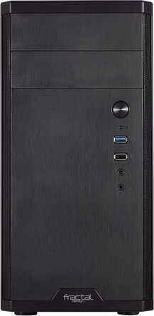 Корпус для ПК Fractal Design Core 1100 чорний, міні-тауер