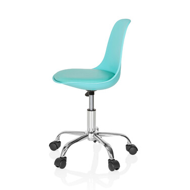 Дитячий стілець-крісло FANCY II, обертовий, бірюзовий, hjh OFFICE