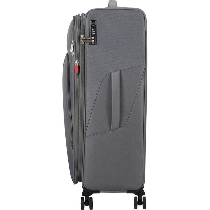 Валіза American Tourister SummerFunk Spinner L розширювана, 79 см, 109.5/119 л, сіра (Titanium Grey)