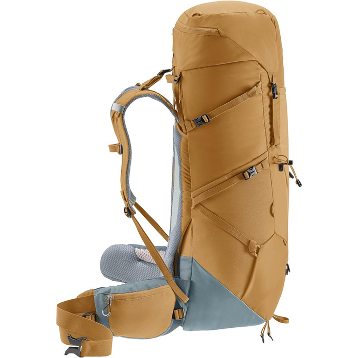 Рюкзак Deuter Aircontact Core 40+10 л для трекінгу, унісекс, мигдально-бірюзовий