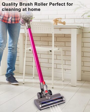 Насадка-щітка для пилососа Dyson V7/V8/V10/V11/V15, електрична турбощітка з роликовою щіткою, аксесуари для підлоги, 2 шт.