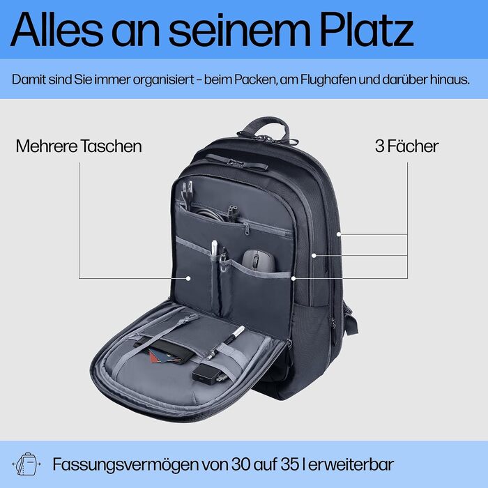 Рюкзак для ноутбука HP Travel Plus 17