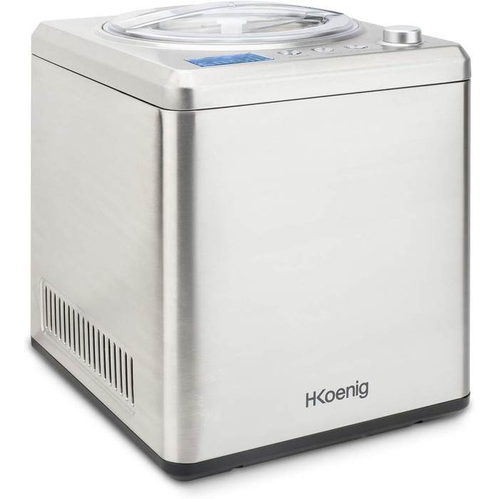 Електрична машина для приготування льоду H.Koenig HF340 - 2 літри, Frozen Joghurt та Sorbet