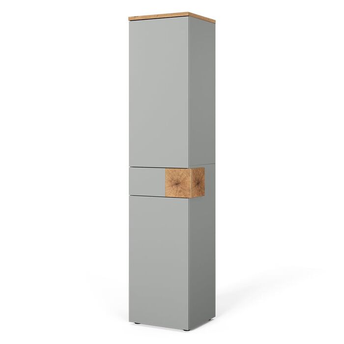 Шафа під умивальник Vicco Eden, 70 x 64.5 см, з 2 шухлядами для ванної кімнати, сіра