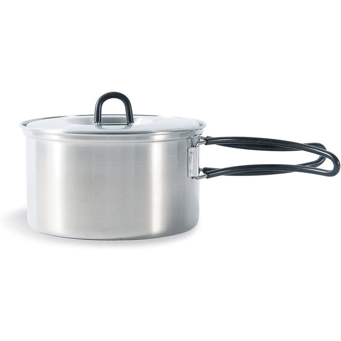 Набір посуду Tatonka Cookset Regular 16 x 9 см з нержавіючої сталі для туризму та кемпінгу