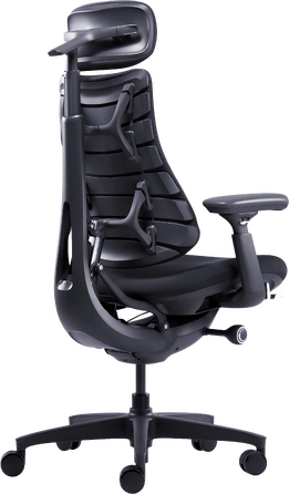 Крісло офісне ергономічне LiberNovo Omni Midnight Black 48 см