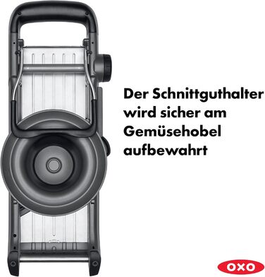 OXO Good Grips Професійний овочевий та фруктовий слайсер 2.0 з японської сталі, сірий, для кухні