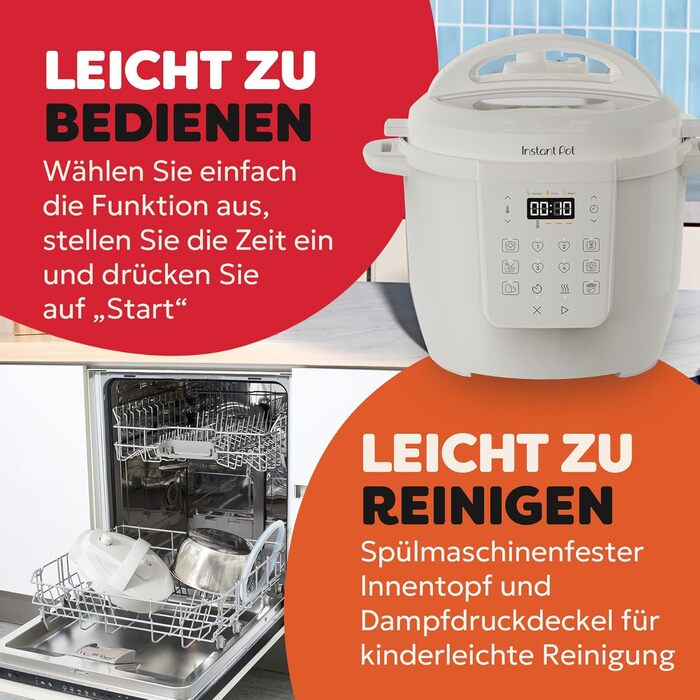 Мультиварка Instant Pot 5.7L 7-в-1 - мультикухня, сковорода, рисоварка, йогуртниця, пароварка, підігрівач
