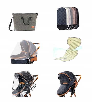 Дитячий візок 3в1 Cichoszki Premium Khaki