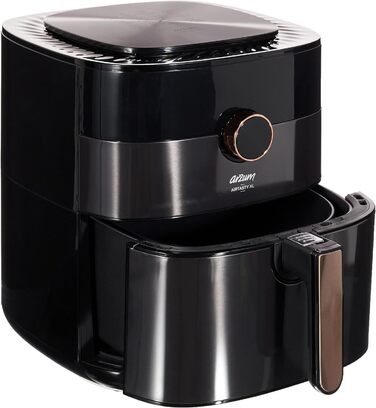 Фритюрниця Arzum Airtasty AR2074-B з великим об'ємом, без олії, здорове смаження, цифрова панель, 8 програм, налаштування часу та температури, колір мідний