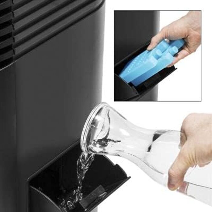 Trotec PAE 50 Aircooler 4-в-1: Мобільний кондиціонер, вентилятор, очищувач повітря, зволожувач - 20л, 4 режими, таймер, іонізатор