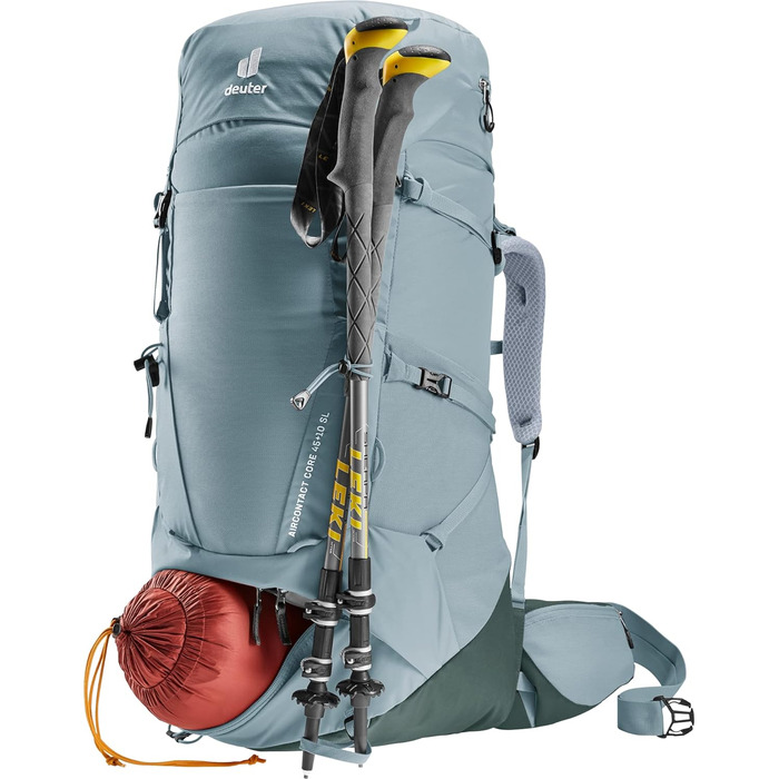 Жіночий трекінговий рюкзак Deuter Aircontact Core 45+10 л, Shale-ivy