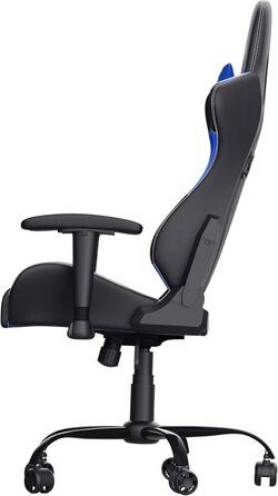 Ігрове крісло Trust Gaming GXT 708B Resto, 360° обертання, офісне, знімні подушки, регульована висота, для комп'ютера, синє