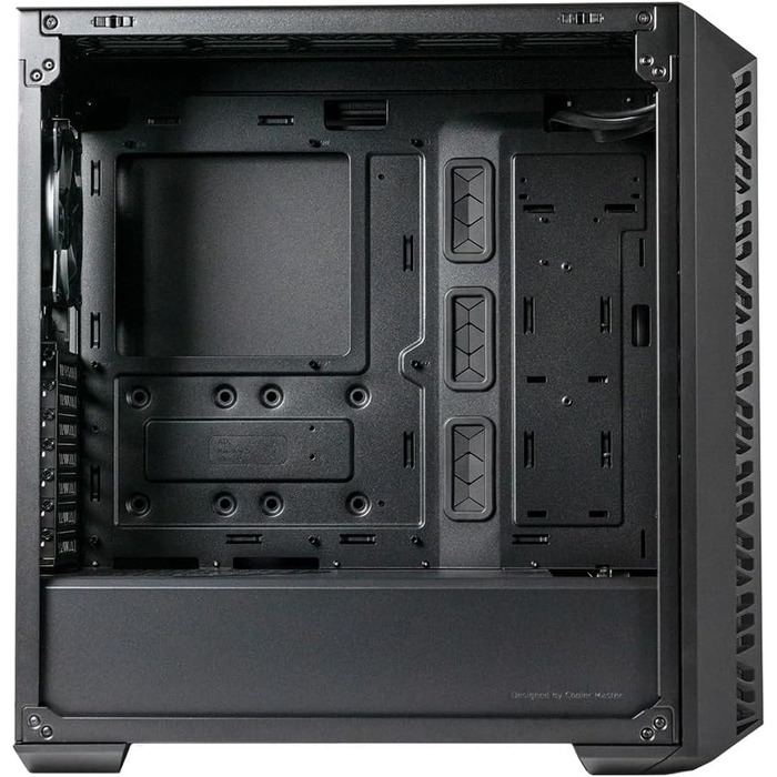 Корпус для ПК Cooler Master MasterBox 520, Mid-Tower ATX, 4 встановлені вентилятори, гартоване скло, ARGB-контролер, чорний