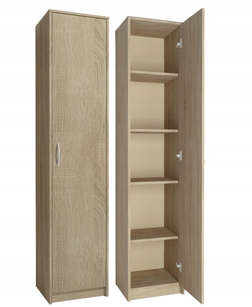 Стелаж Meble Bestseller, дуб сонома, 39 x 180 x 35 см