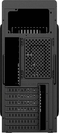Корпус для ПК Zalman T6 ATX Midi-Tower, чорний, ігровий, з попередньо встановленим 120-мм вентилятором, добрий повітряний потік