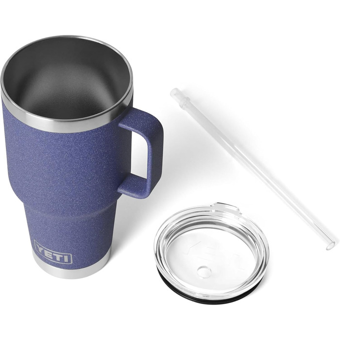 Термос YETI Rambler з кришкою-соломинкою, 1 л (Moon Dust)
