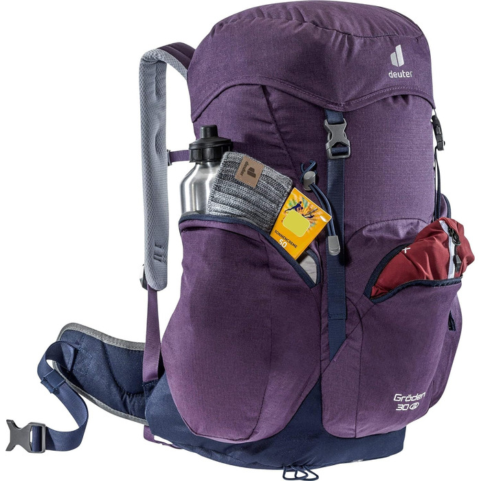 Жіночий туристичний рюкзак Deuter Gröden 30 SL, 30 л, слива/синій, класика