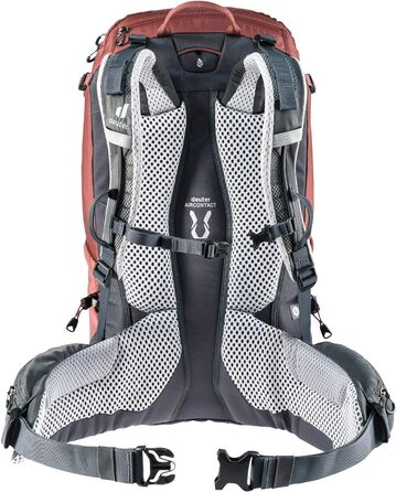Жіночий туристичний рюкзак Deuter Trail Pro 30 SL, 30 л, червоно-графітовий
