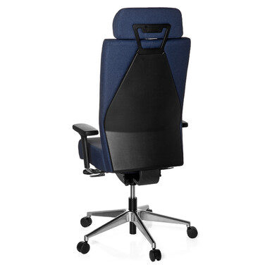 Офісне крісло / поворотне крісло PRO-TEC XXL з повною м'якою оббивкою Blue HJH OFFICE
