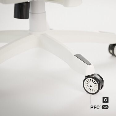Ігрове крісло Diablo X-Ray King XL, біло-чорне, екошкіра, ергономічне, 4D підлокітники, офісне, з перфорацією та гойданням