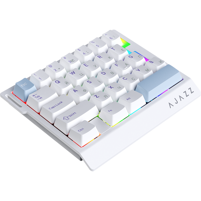 Дротова магнітна клавіатура Ajazz AK029 Ice lsland Magnetic Switch (AK029-I-WB)