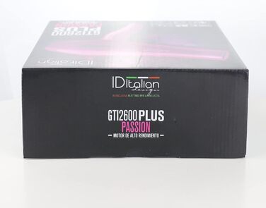 Професійний фен для волосся ID Italian Design 2200W, 3 температури, 2 швидкості, насадка для укладання, рожевий