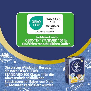 Нічні трусики Babylino Safe Nights для хлопчиків 8-13 років (30-48 кг), підгузки на ніч, 84 шт.