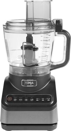 Кухонний комбайн Ninja BN650EU, 850 Вт, 2,1 л, 4 програми, ножі для нарізання, подрібнення, замішування тіста, 3 швидкості, чорний, можна мити в посудомийній машині