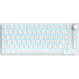 Дротова механічна клавіатура Ajazz AK820 Red Switch White (AK820-R-W)