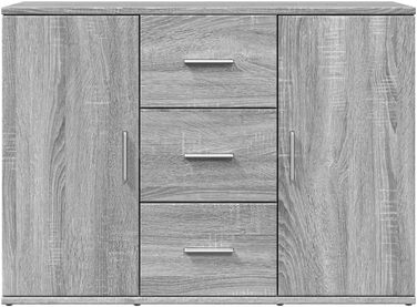 Комод vidaXL у стилі старого дерева, 90x29,5x65 см, ДСП, для зберігання речей, шафа для вітальні, домашній органайзер