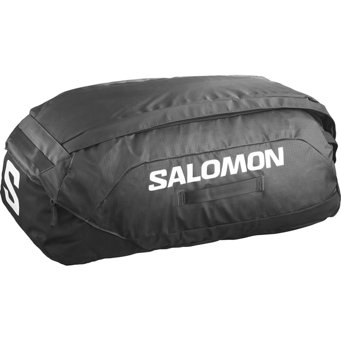 Сумка-баул Salomon Duffel 45 л для подорожей, унісекс, міцна, чорна