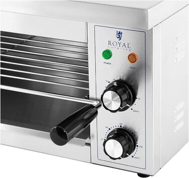 Гриль саламандра Royal Catering RCPES-280, 2500 Вт, 50-300°C, професійний для кухні та ресторану