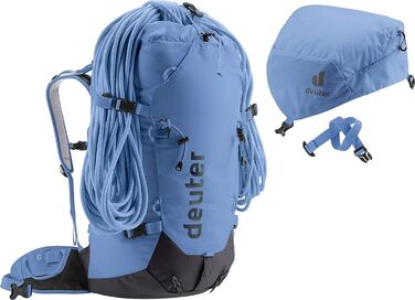 Жіночий експедиційний рюкзак Deuter Gravity Expedition 45+ SL, 45 л, синьо-сірий