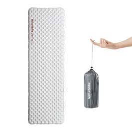 Самонадувний кемпінговий килимок Naturehike Thermal 5.8 R-Value, ультралегкий похідний матрац для 4 сезонів, прямокутний (183x58 см)